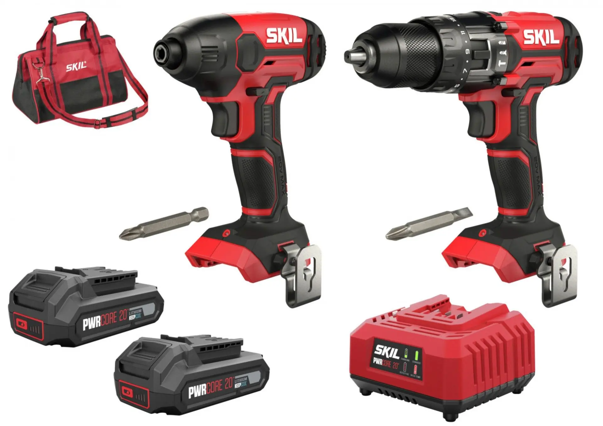 SKIL COMBO KIT BERBEQUIM 3020 + APARAFUSADORA 3210 (2x2Ah